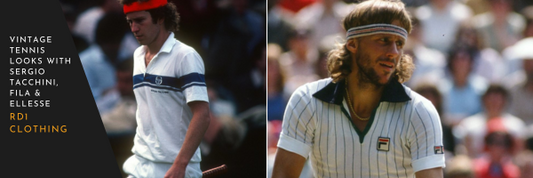 Wimbledon Outfit Guide - Vintage Tennis Looks with Sergio Tacchini, Fila & Ellesse