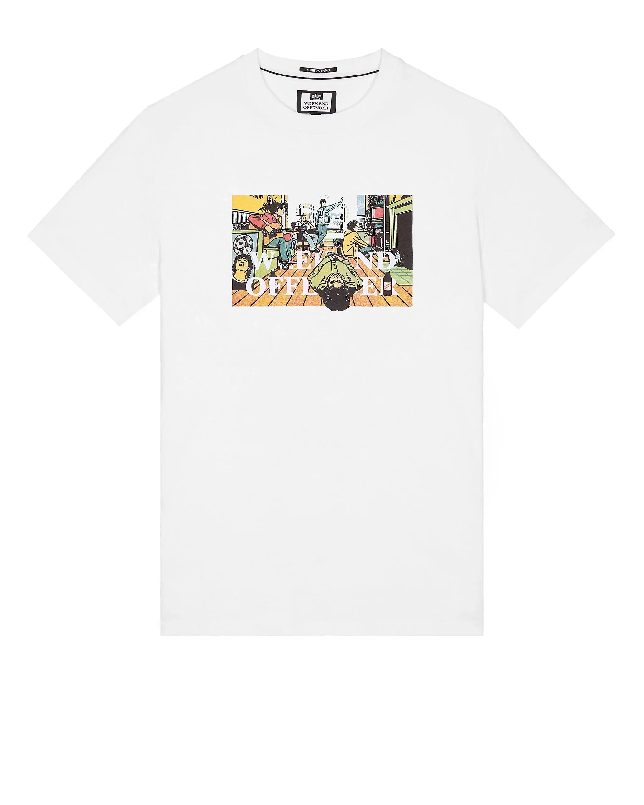 T-shirt Uomo Weekend Offender Supernova, Girocollo, Cotone, Grafica, Nuovo Con Etichette - Foto 3