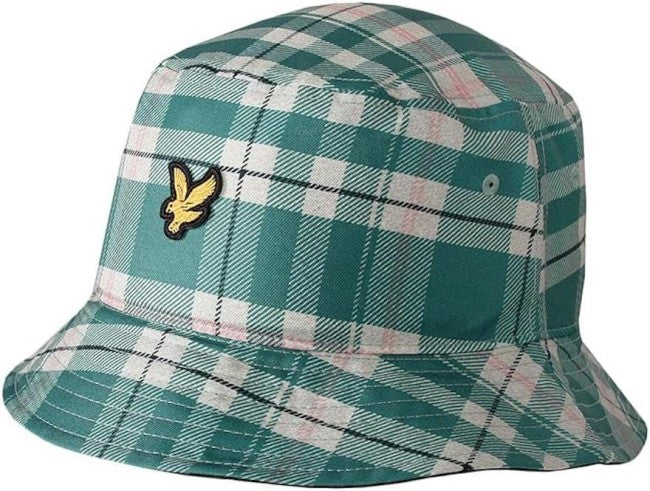 Lyle & Scott Tartan Bucket Hat Everglade - RD1 Clothing