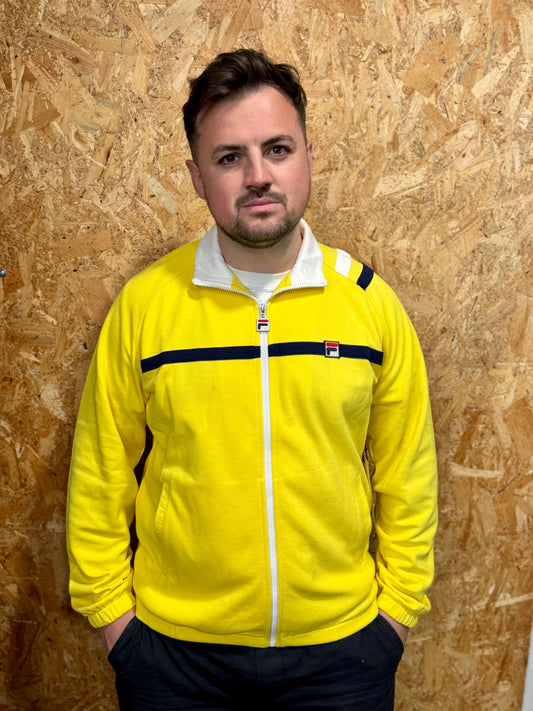 Fila MKII Track Top Buttercup/Black/White - RD1 Clothing