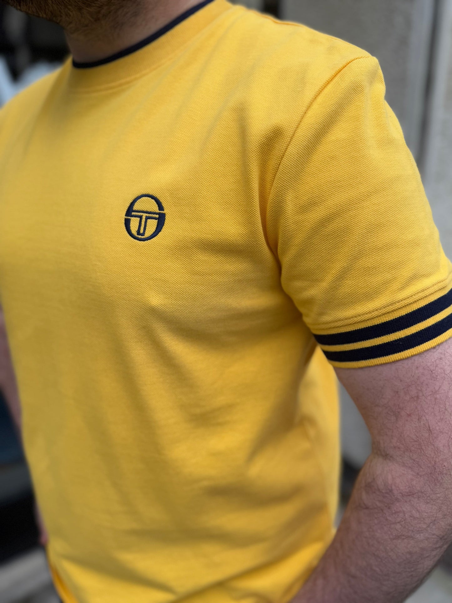 Sergio Tacchini New Iceberg T-Shirt in Daffodil - RD1 Clothing