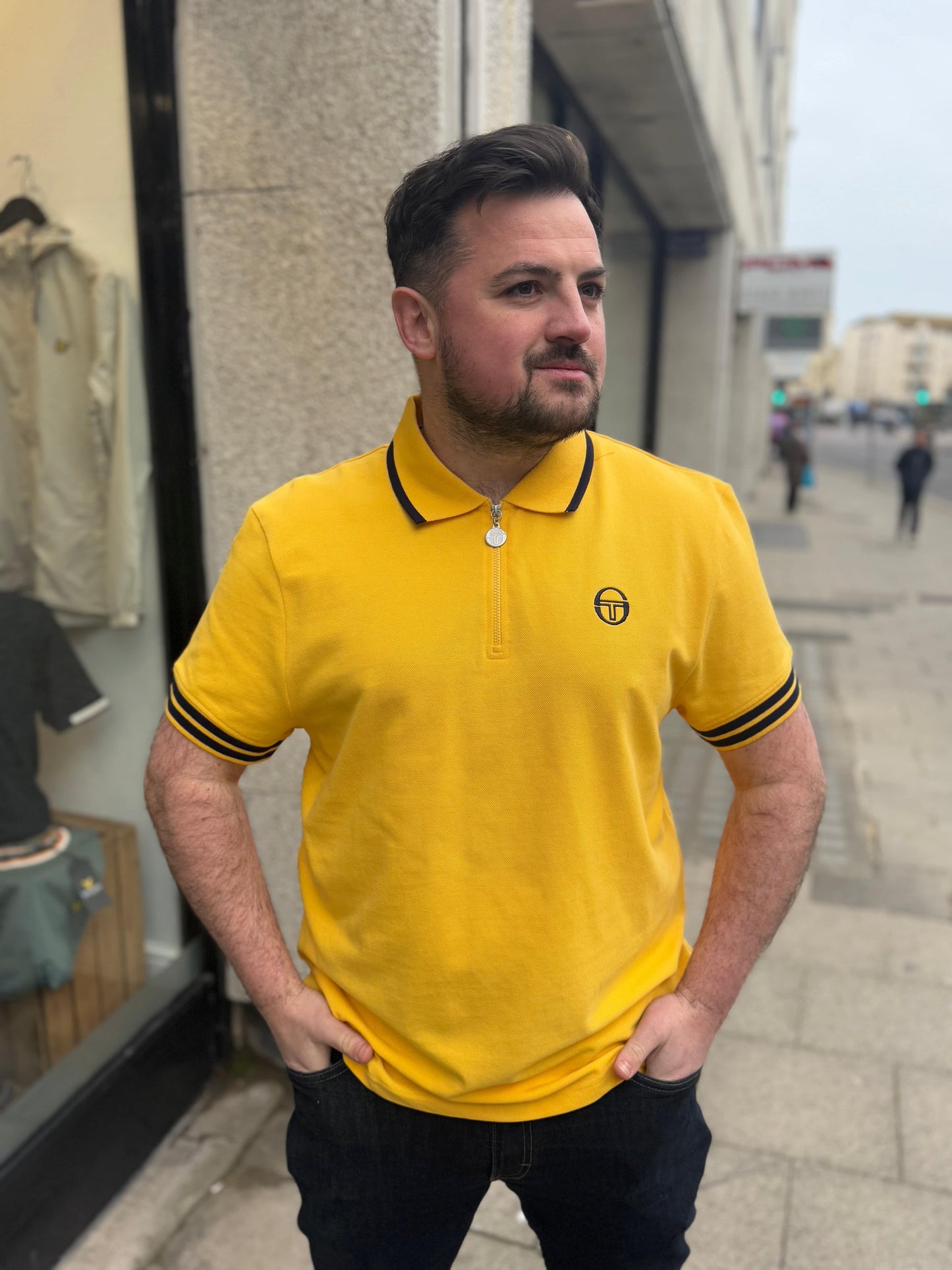 Sergio Tacchini New Iceberg Polo Shirt Daffodil - RD1 Clothing