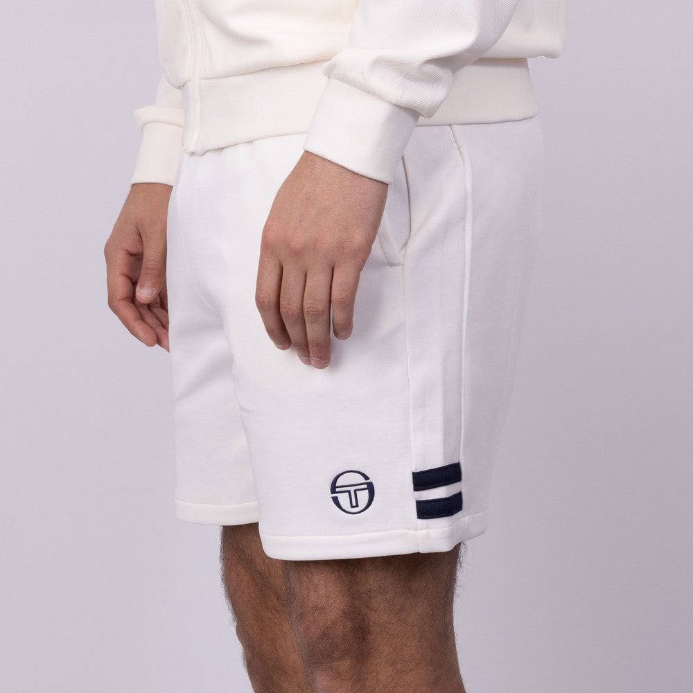 Sergio Tacchini New Orion Jogger Sweat Short Gardenia/Maritime Blue - RD1 Clothing