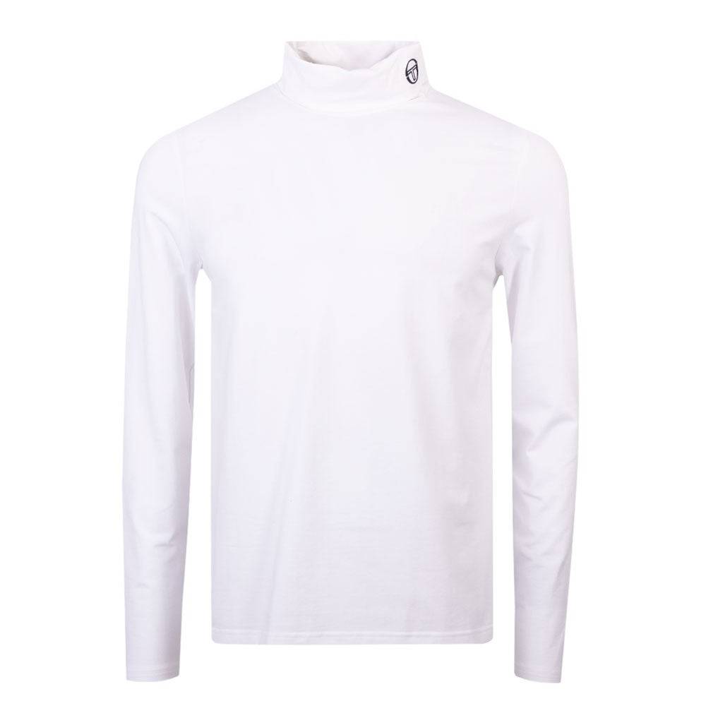 Sergio Tacchini Edward Roll Neck White - RD1 Clothing