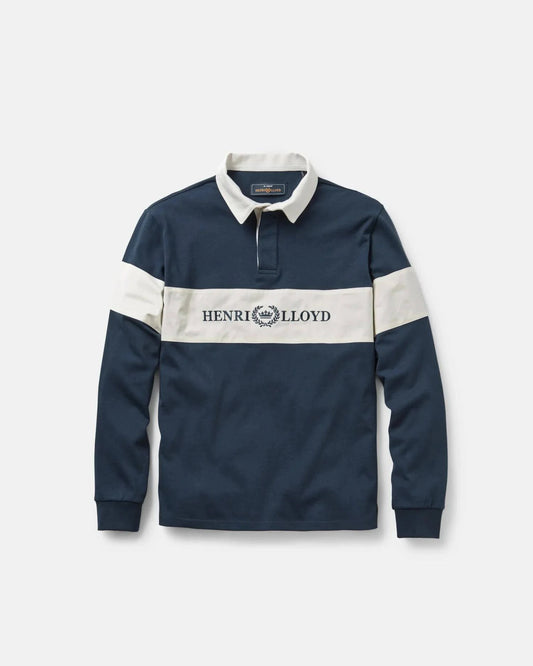 Henri Lloyd Voyager Rugby Shirt In Navy Blue - RD1 Clothing