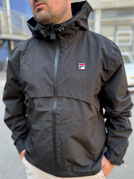 Fila Vintage Marcos Full Zip Jacket Black