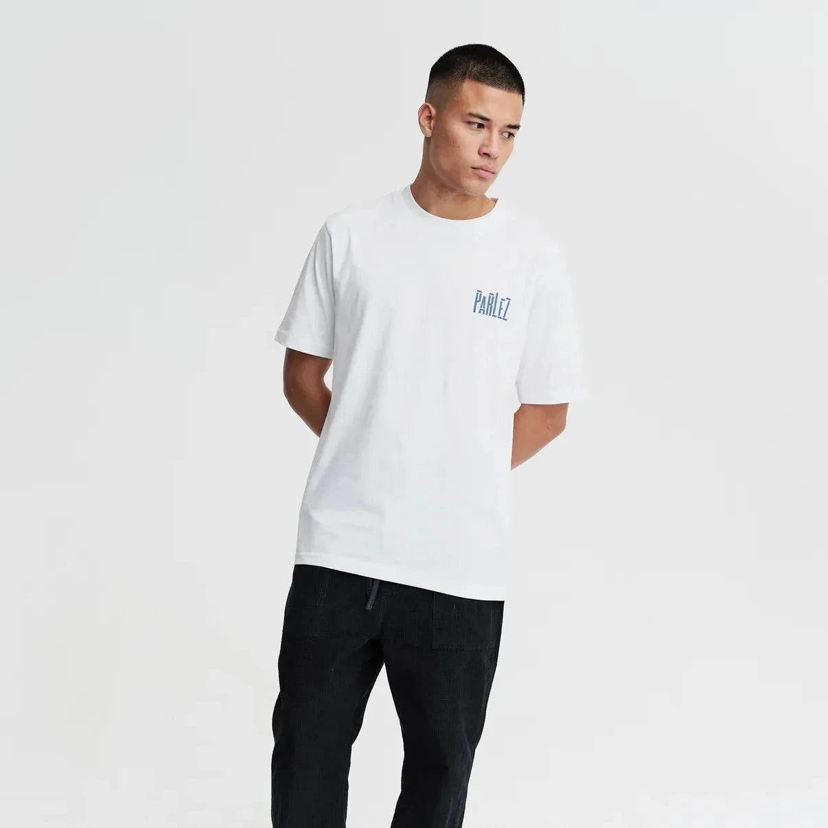 Parlez Waller T-Shirt In White - RD1 Clothing