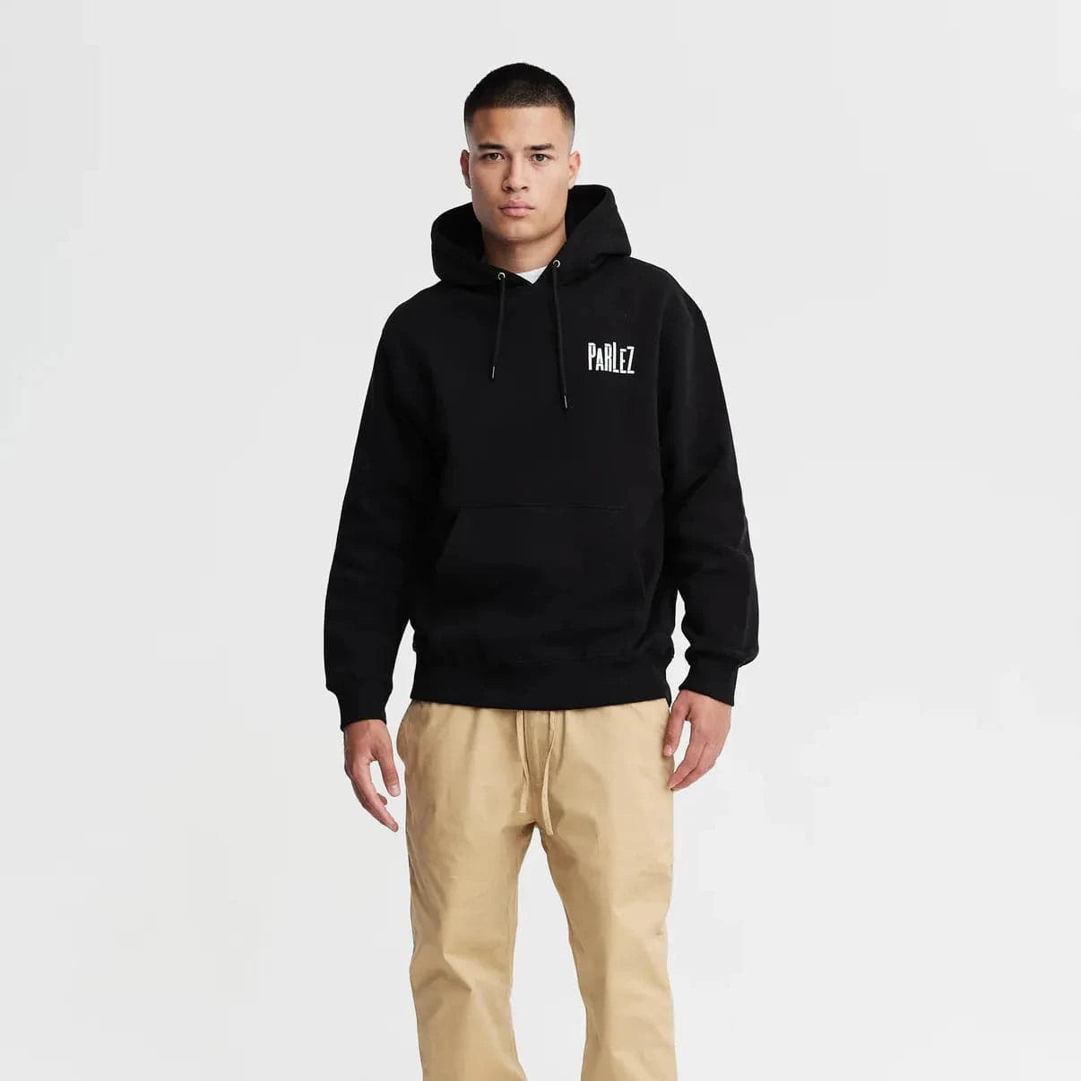 Parlez Layman Hoodie In Black - RD1 Clothing