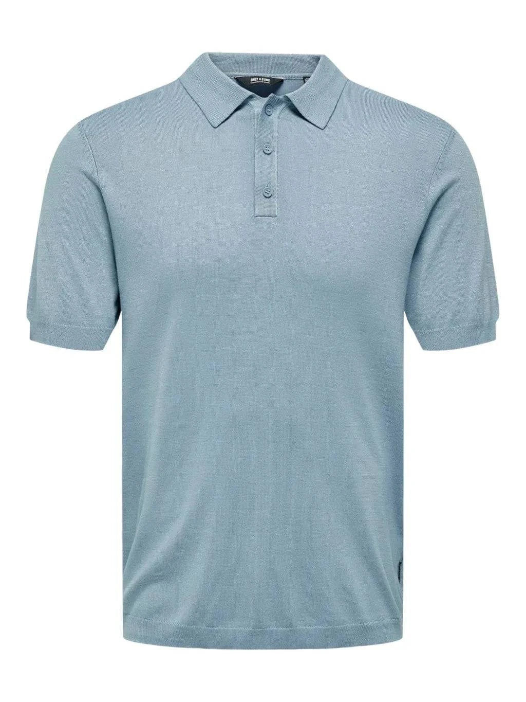 Only and Sons Knitted S/S Polo Sky - RD1 Clothing