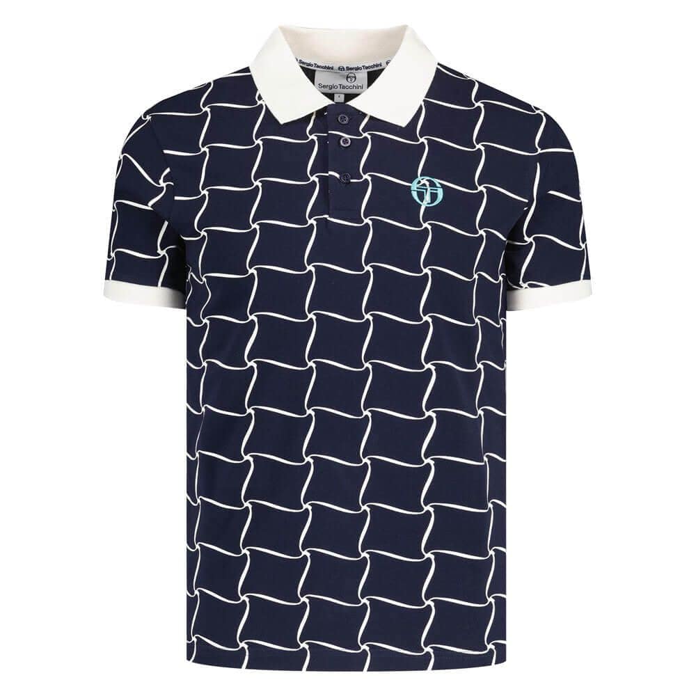 Sergio Tacchini Salvatore Polo Shirt in Maritime Blue - RD1 Clothing
