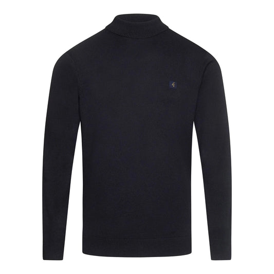Gabicci Vintage Ricardo Knit Roll Neck Navy - RD1 Clothing