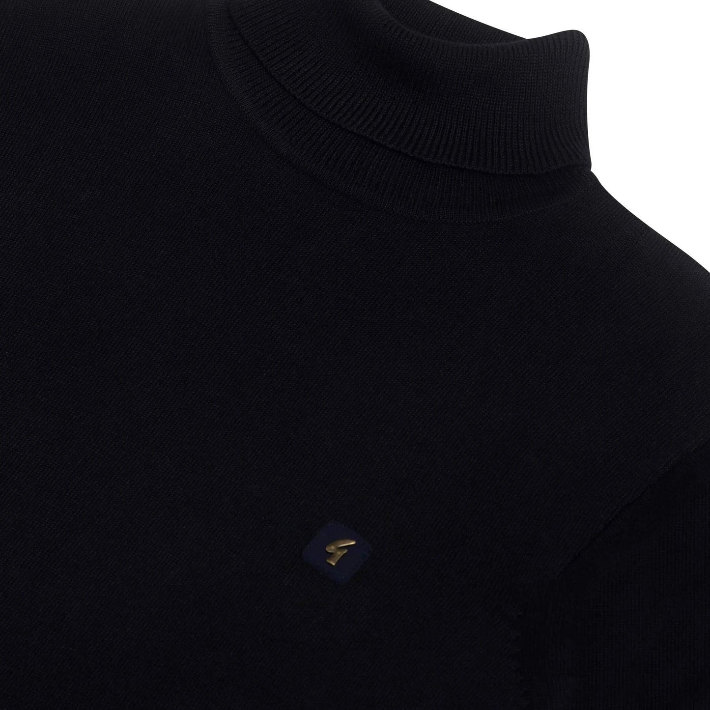 Gabicci Vintage Ricardo Knit Roll Neck Navy - RD1 Clothing