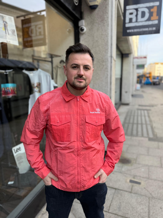Sergio Tacchini Luciano Reg Fit Shacket In Dubarry - RD1 Clothing