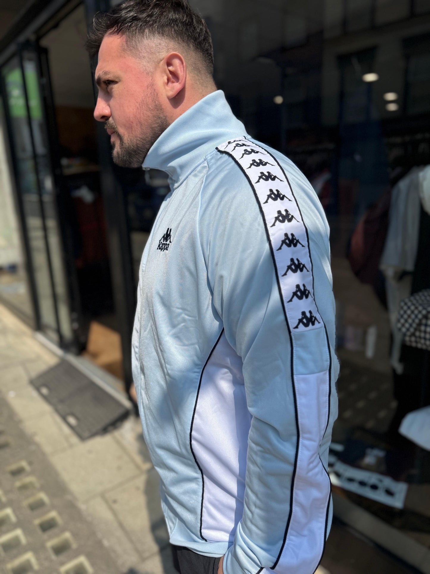 Kappa Merezo Track Top Sky Blue - RD1 Clothing