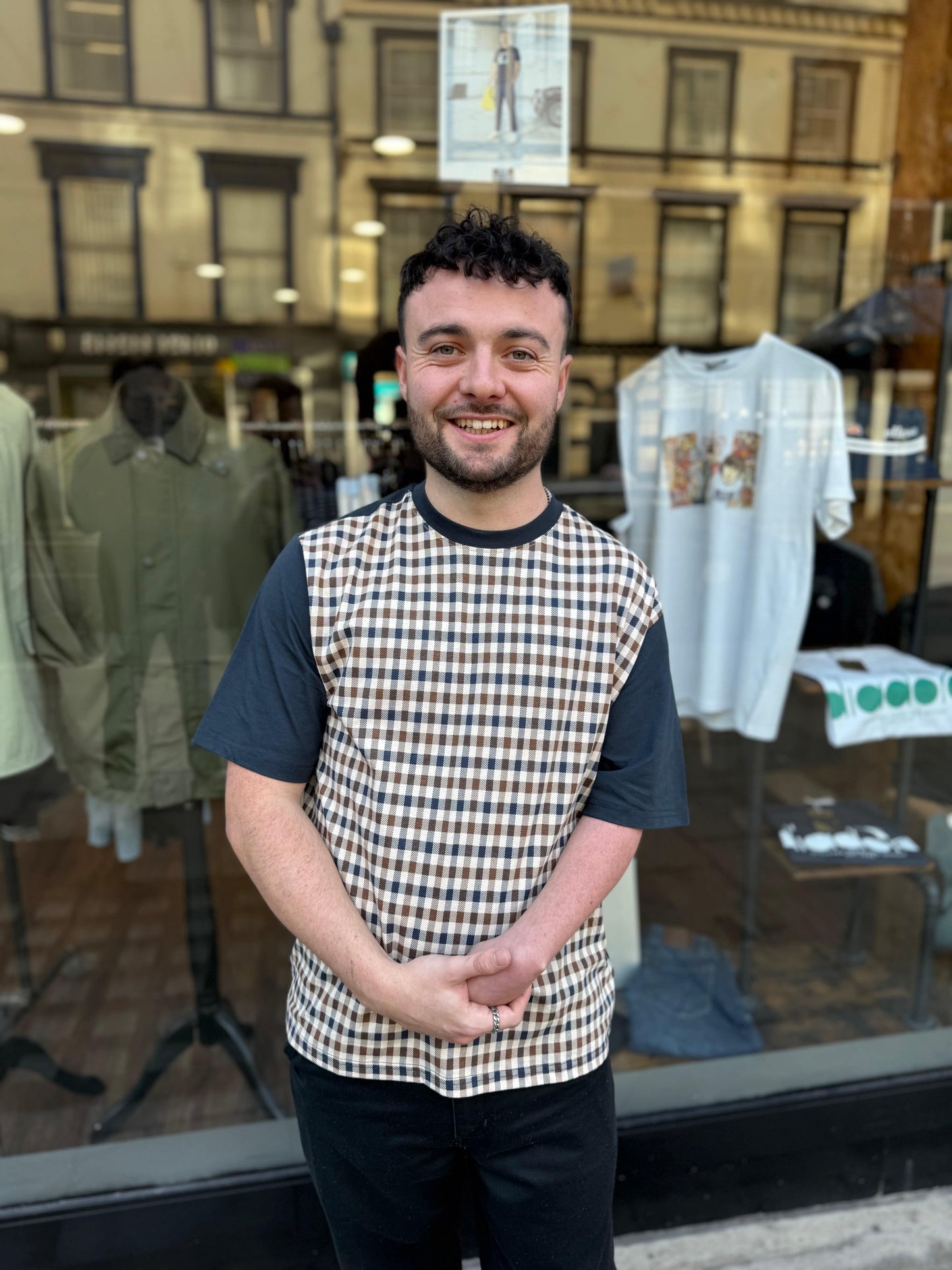 Aquascutum Club Check T-shirt - RD1 Clothing