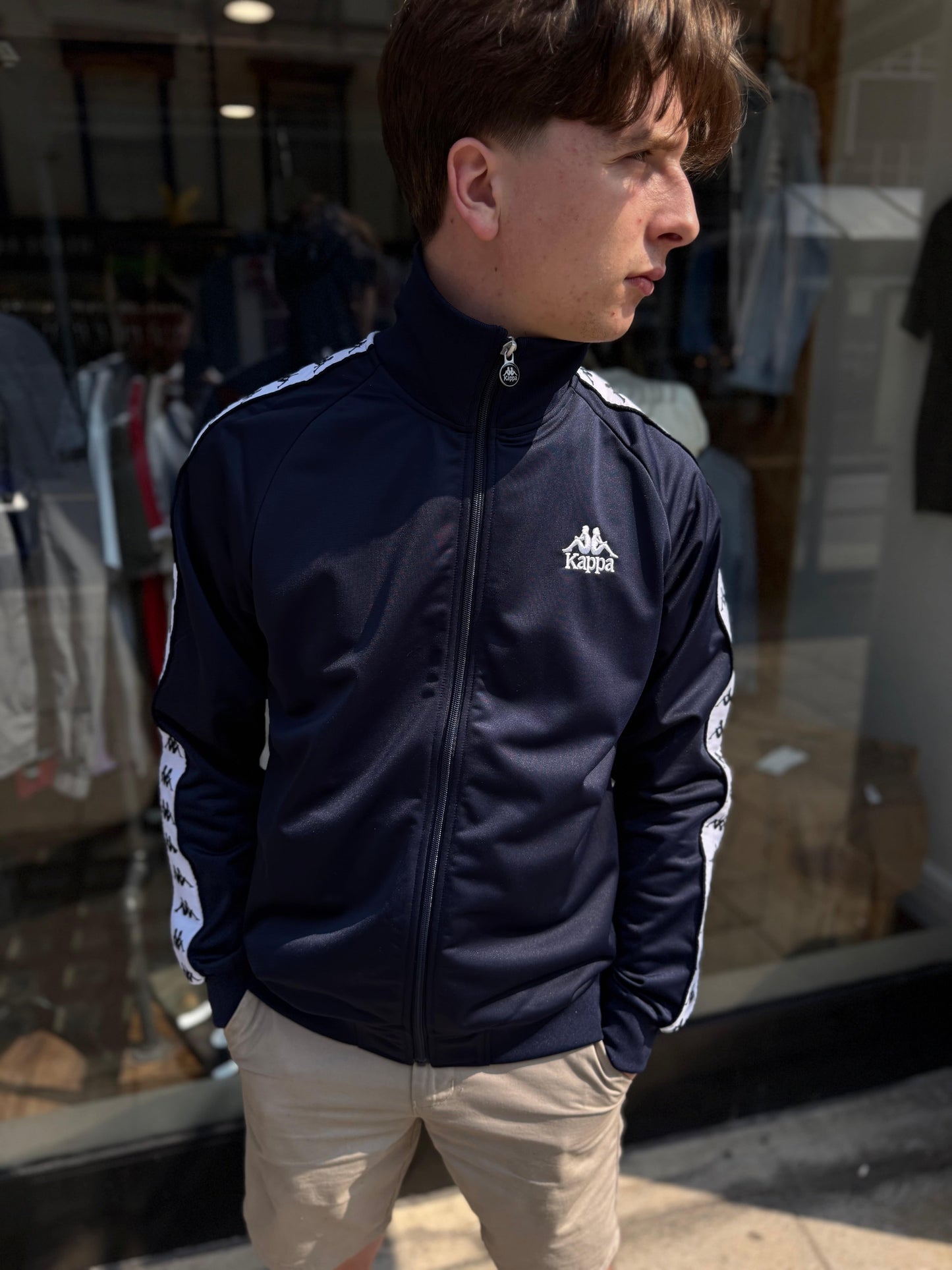 Kappa Lyman Track Top Navy - RD1 Clothing