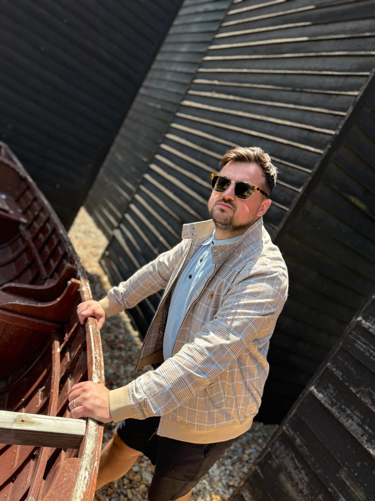 Gabicci Vintage Theo Harrington Jacket in Adriatic