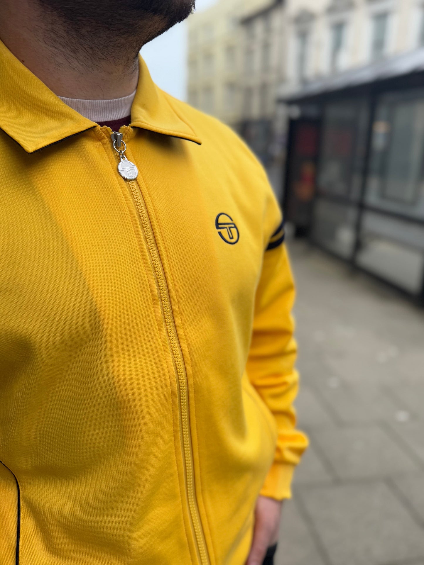 Sergio Tacchini Armando Track Top in Daffodil - RD1 Clothing