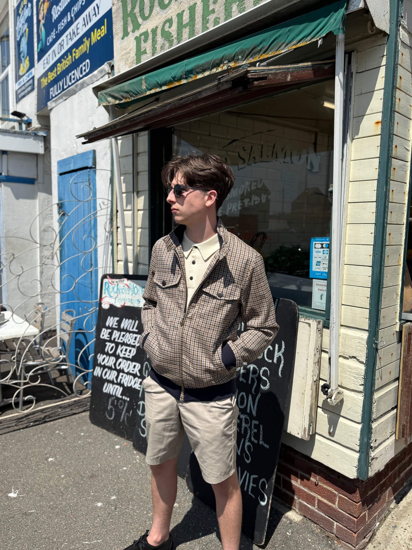 Gabicci Vintage Theo Harrington Jacket in Adriatic - RD1 Clothing