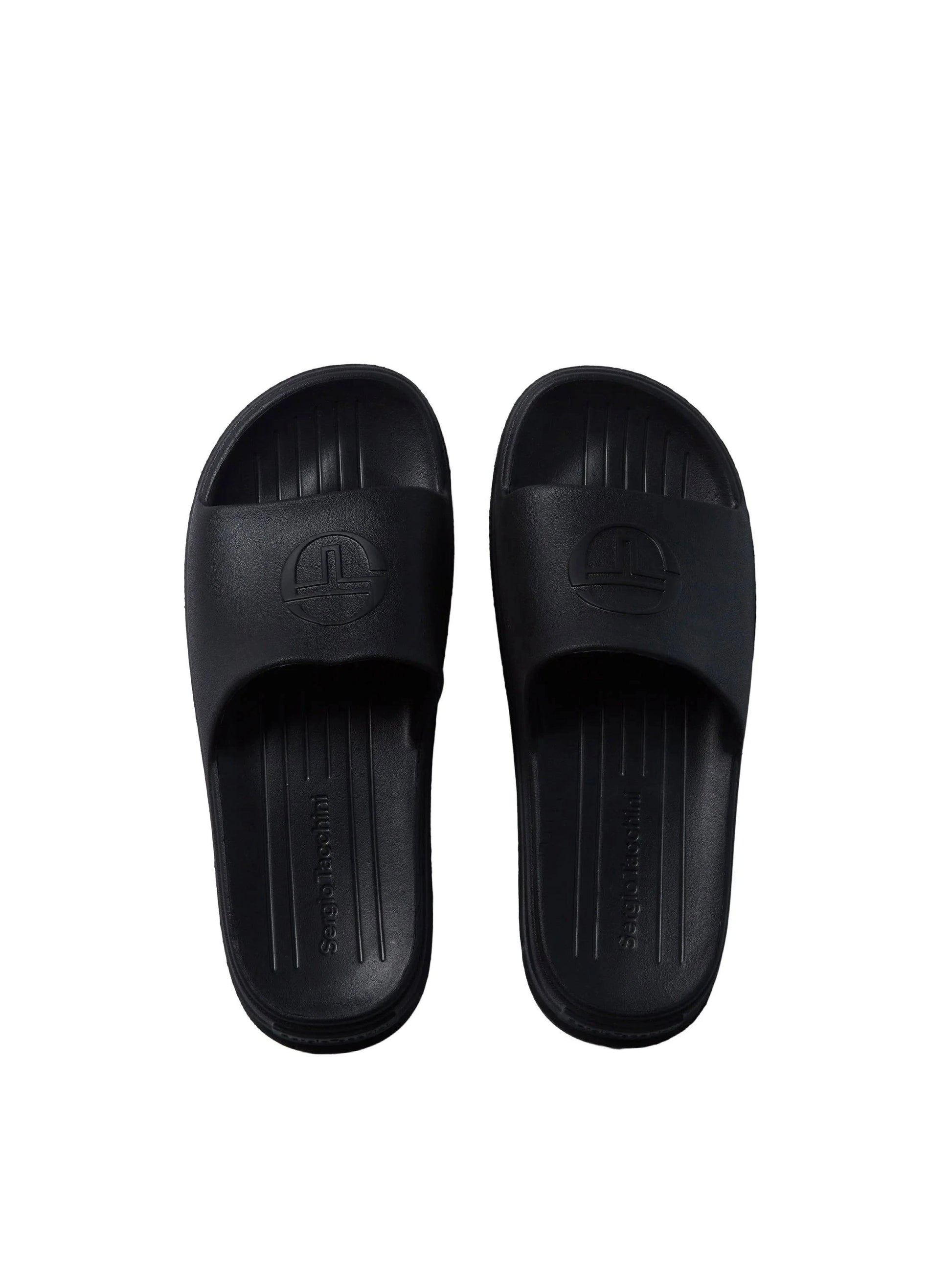 Sergio Tacchini Cup Sliders Black - RD1 Clothing