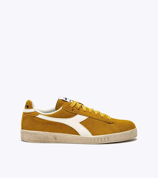 Diadora Game L Low Waxed Suede In Yellow Ochre - RD1 Clothing