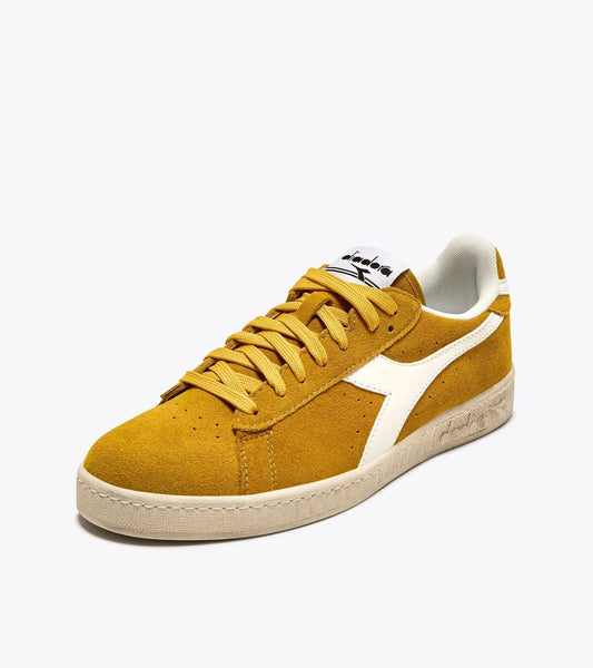 Diadora Game L Low Waxed Suede In Yellow Ochre - RD1 Clothing