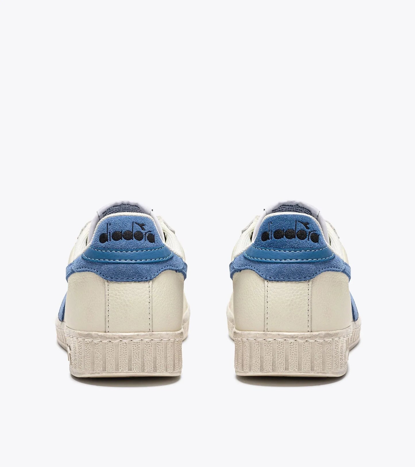 Diadora Game L Low Waxed Suede Pop In White/ Blue Bleached - RD1 Clothing