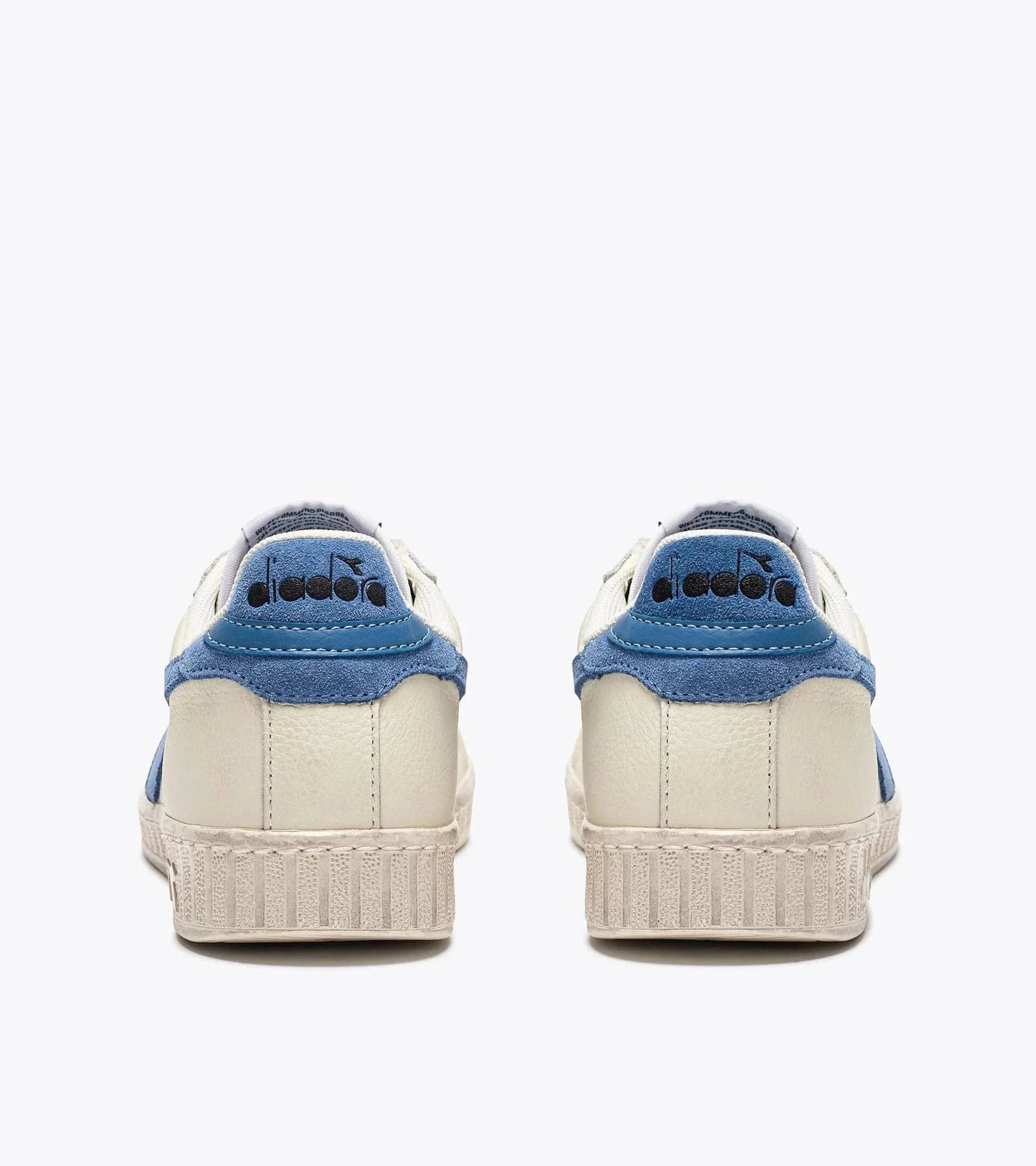 Diadora Game L Low Waxed Suede Pop In White/ Blue Bleached - RD1 Clothing
