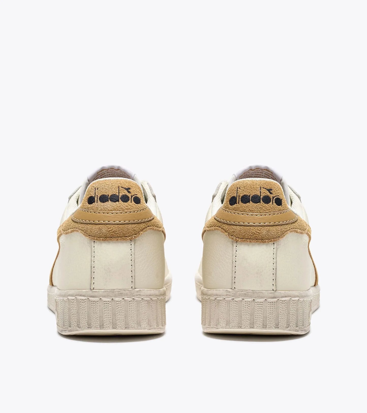 Diadora Game L Low Waxed Suede In White/ Latte - RD1 Clothing
