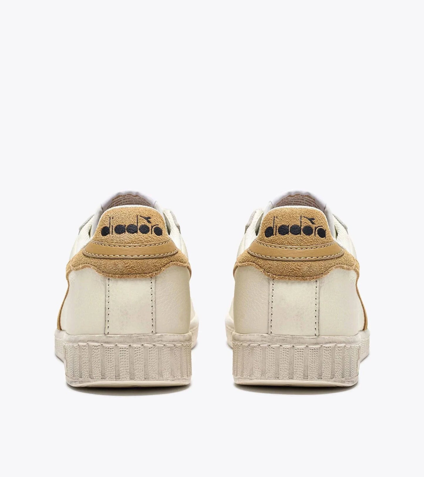 Diadora Game L Low Waxed Suede In White/ Latte - RD1 Clothing