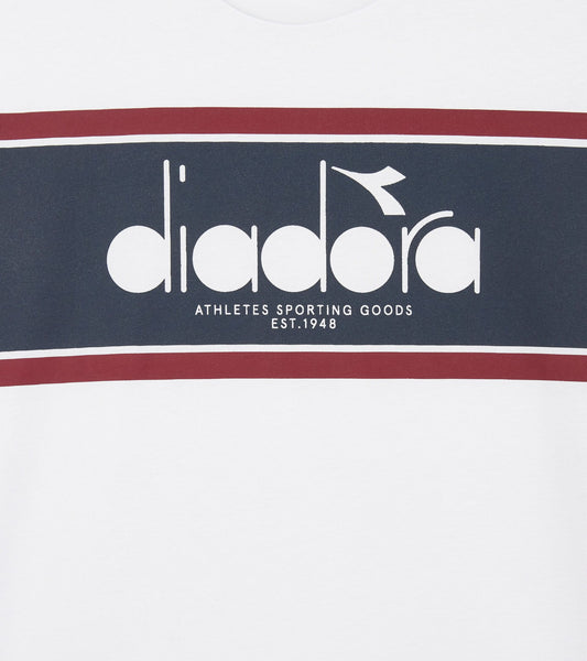 Diadora Logo T-Shirt Super White/Empire Red