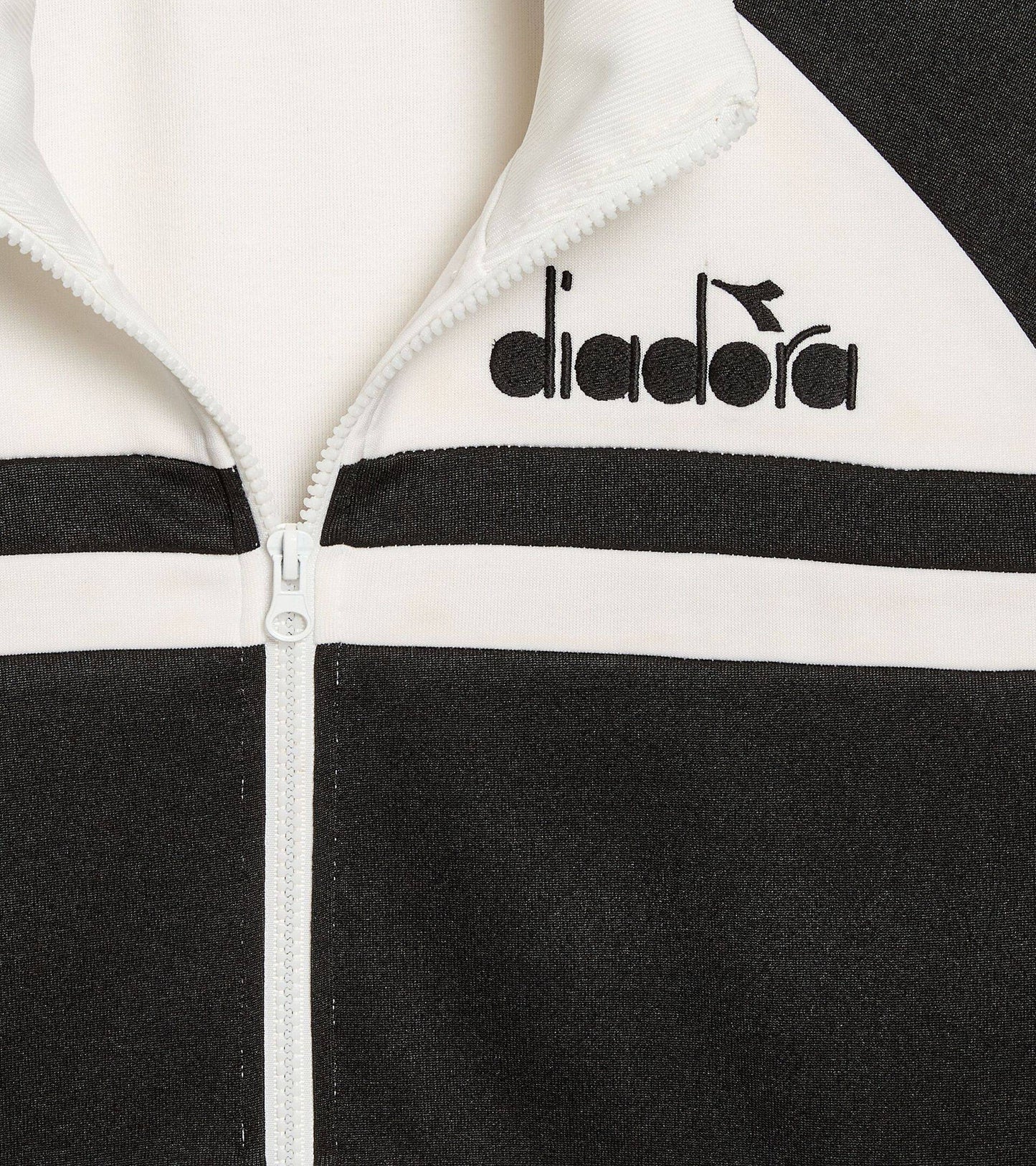 Diadora 80s Track Top White/Black - RD1 Clothing