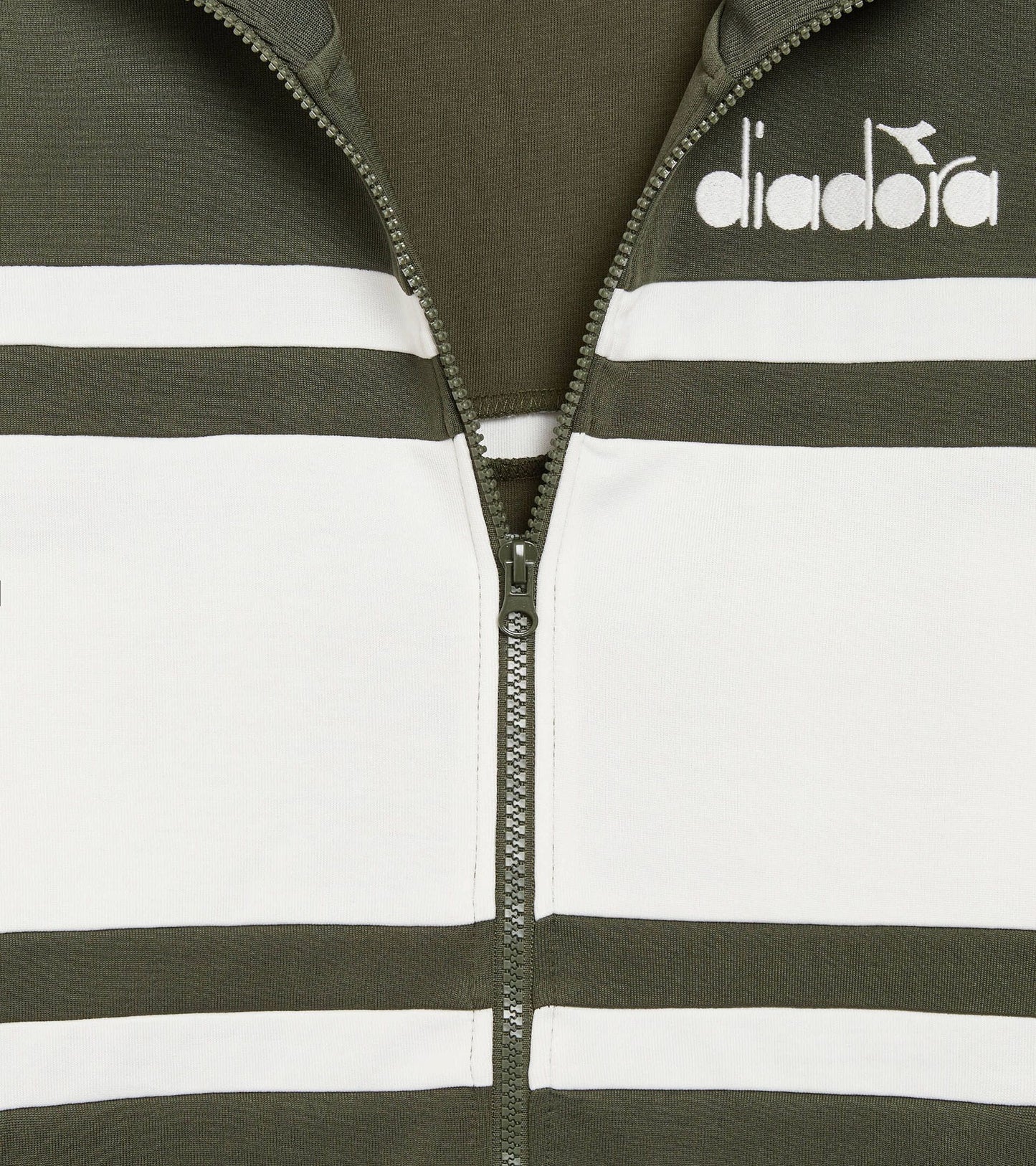 Diadora 80's Track Top Green Rifle