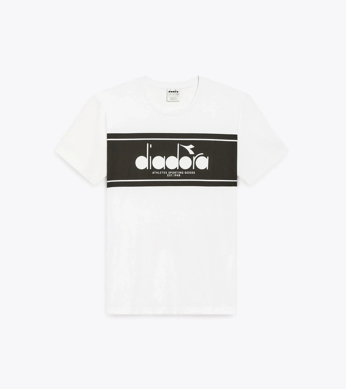 Diadora Logo T-SHIRT White/Black - RD1 Clothing