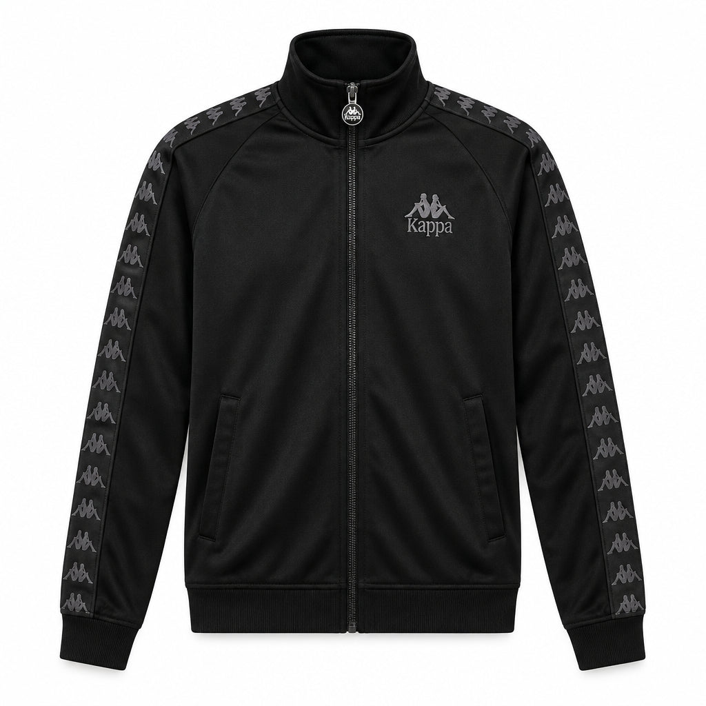 Kappa Lyman Track Top Black Grey/Coal