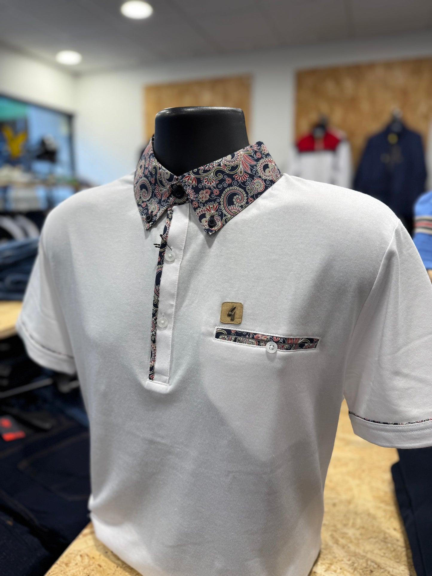 Gabicci Mooreland Polo White - RD1 Clothing