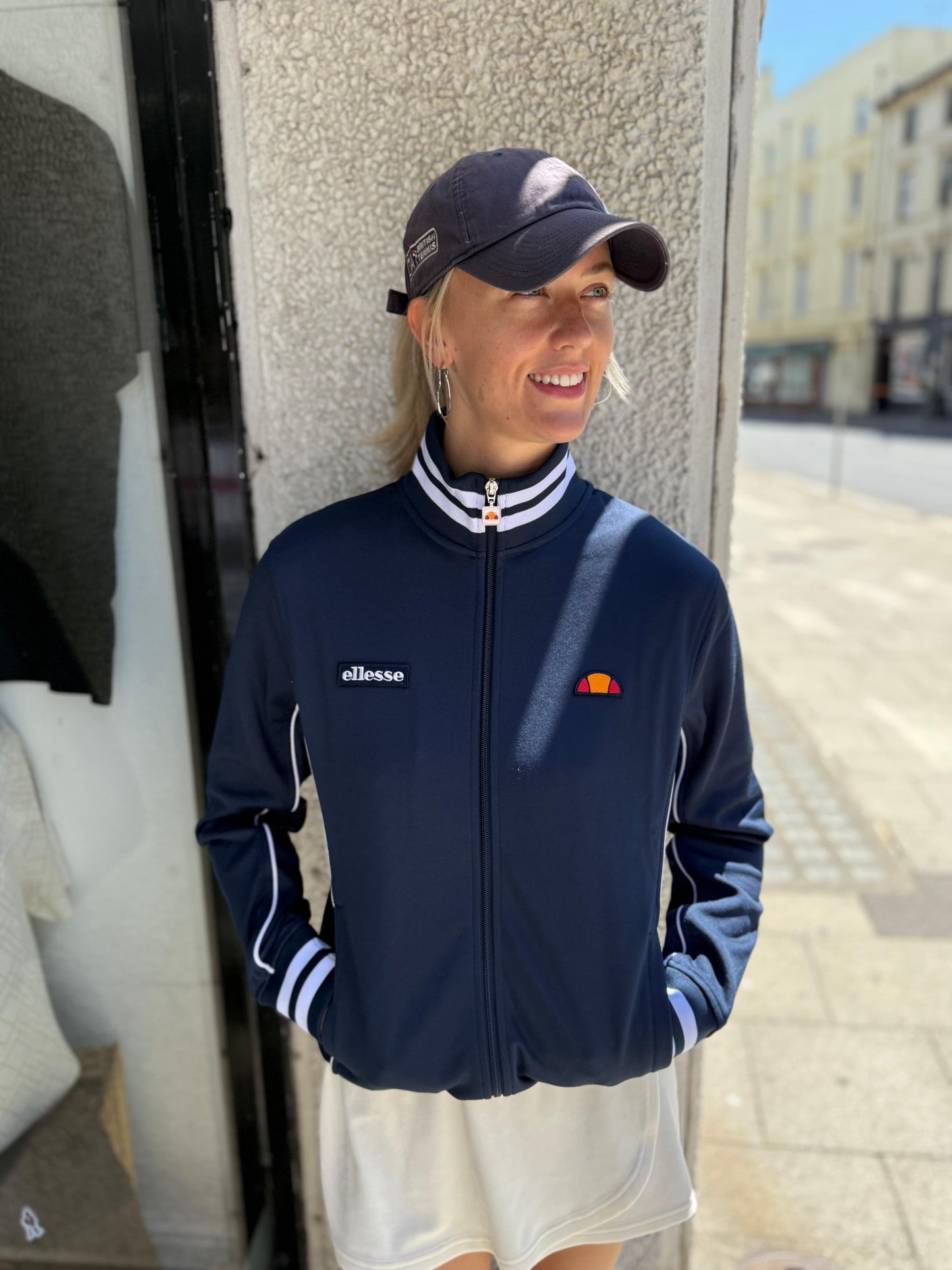 Ellesse Milan Two Track Top in Navy - RD1 Clothing
