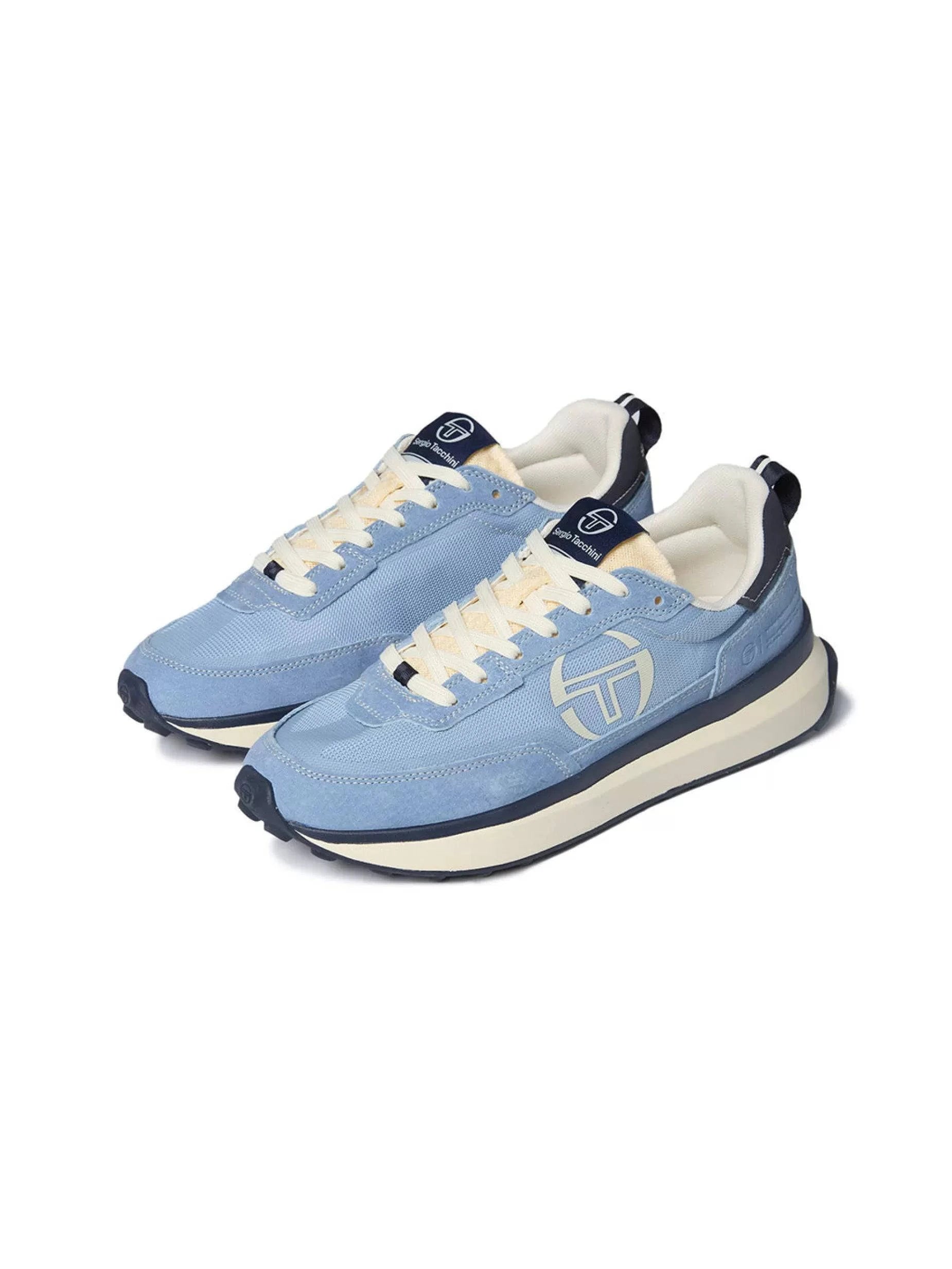 Sergio Tacchini 70's Racer Faded Denim/Tofu/Maritime Blue - RD1 Clothing
