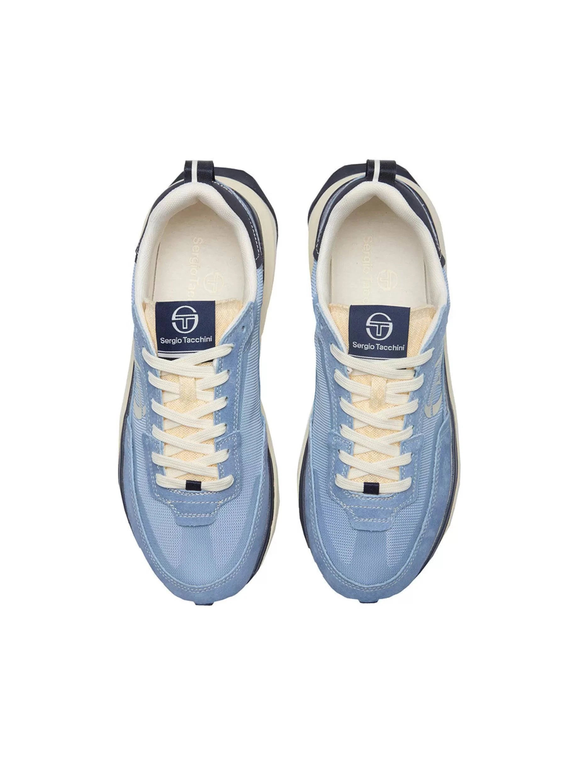 Sergio Tacchini 70's Racer Faded Denim/Tofu/Maritime Blue - RD1 Clothing