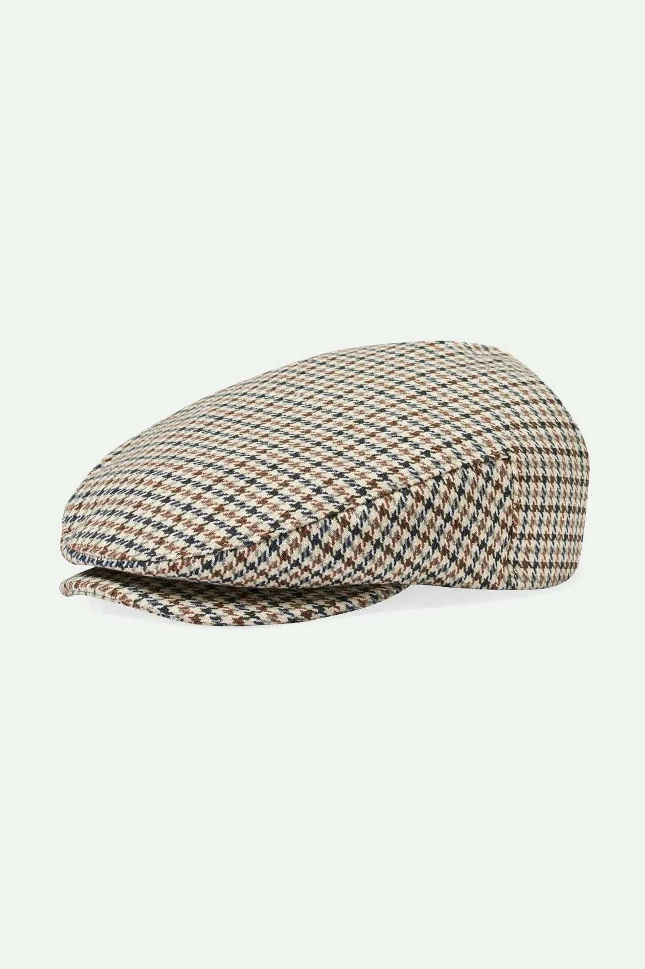 Brixton Hooligan Flat Cap In Sand/Black/Sepia - RD1 Clothing