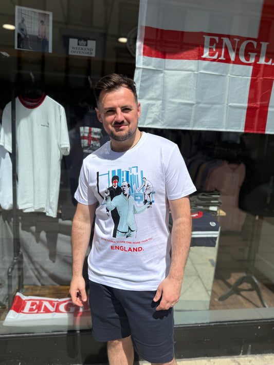 Pre-order: RD1 Nah Nah England T-Shirt in White