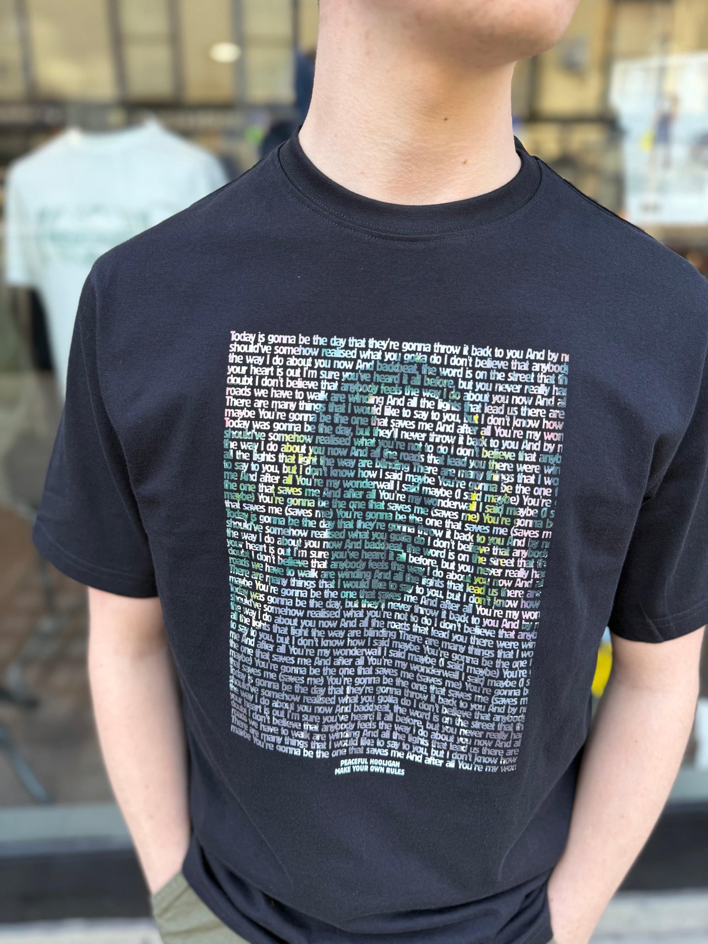 Peaceful Hooligan Wonderwall T-shirt Black - RD1 Clothing