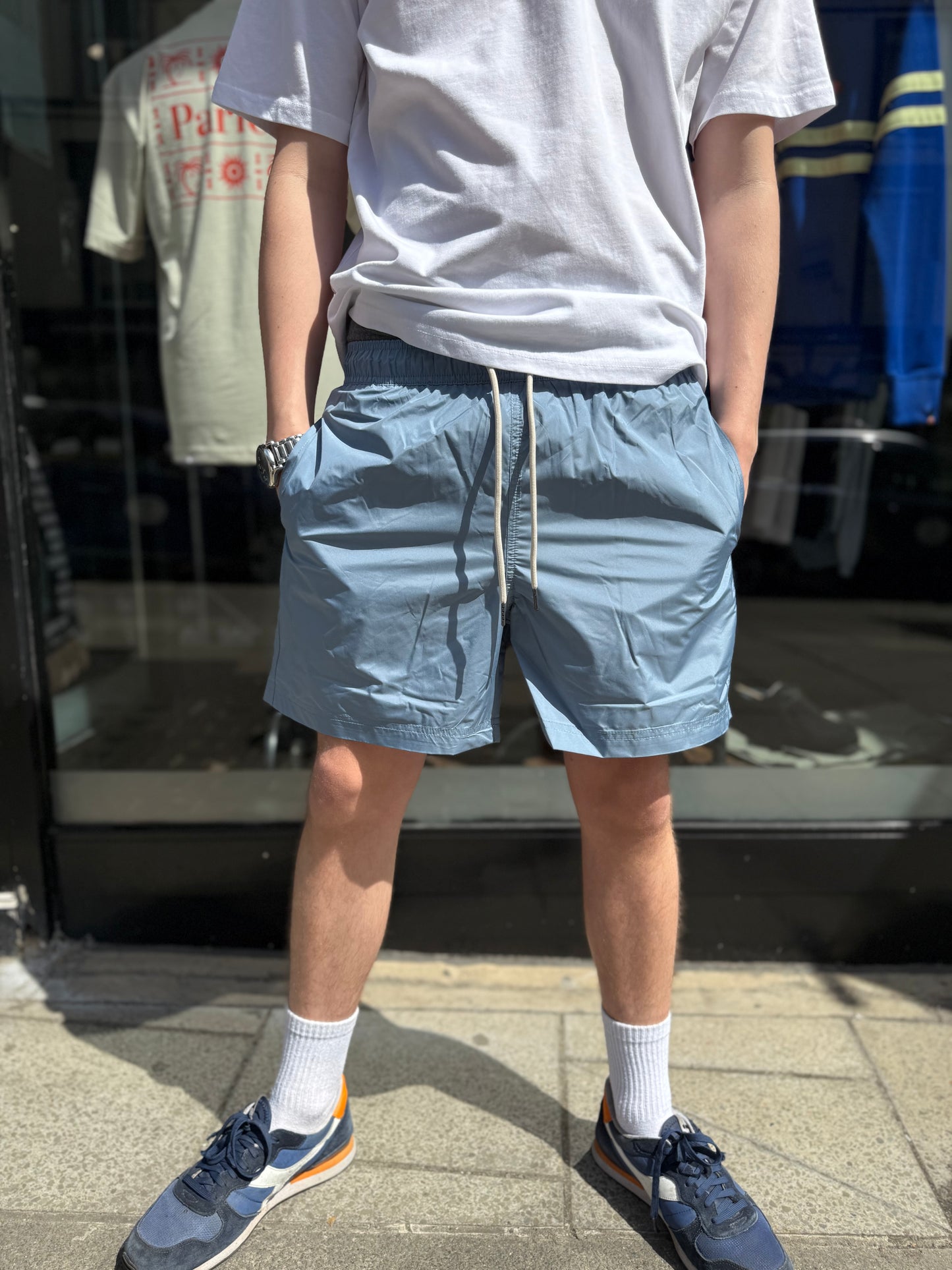 Aquascutum Club Check Pocket Swim Short Dust