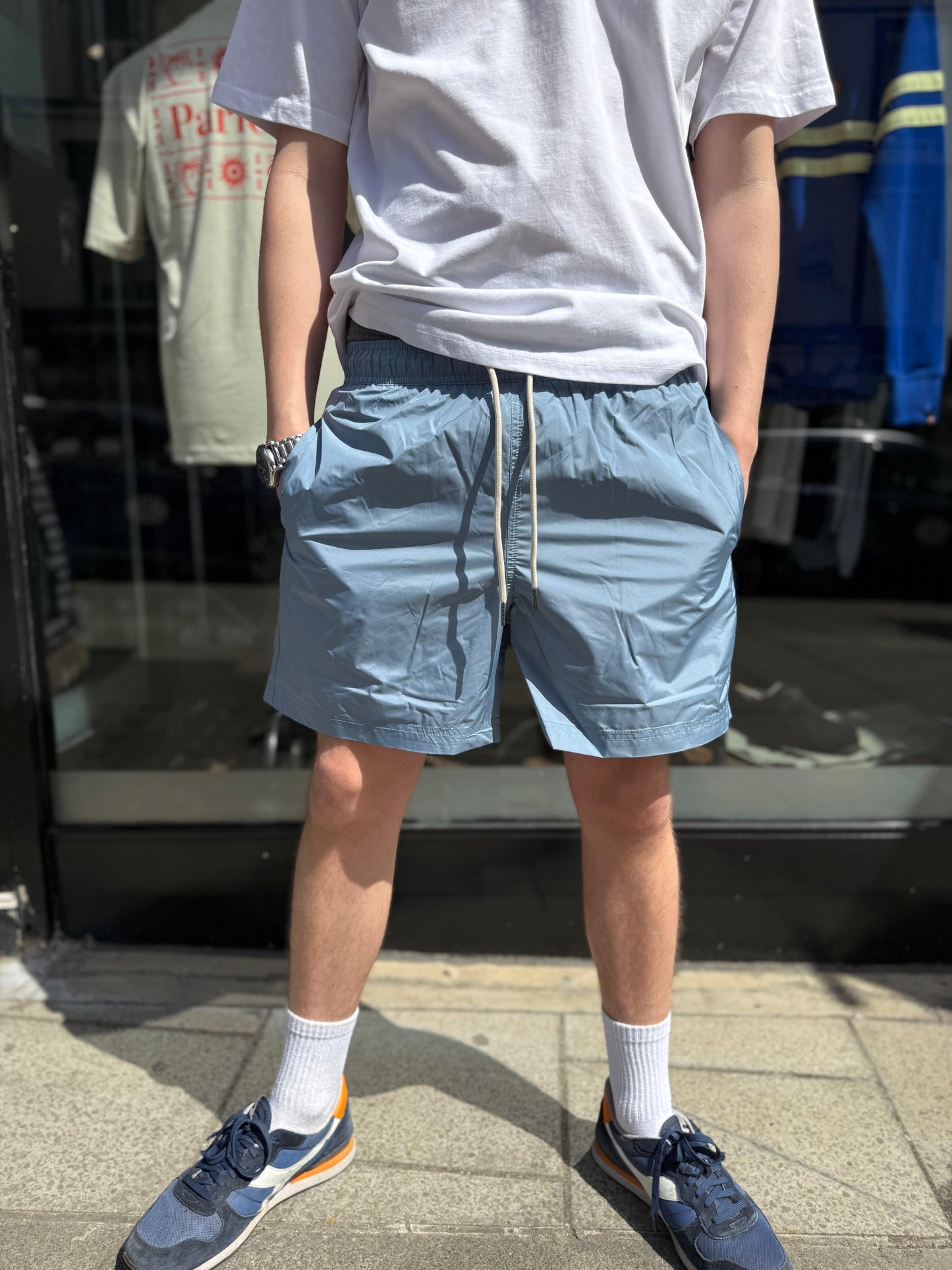 Aquascutum Club Check Pocket Swim Short Dust - RD1 Clothing