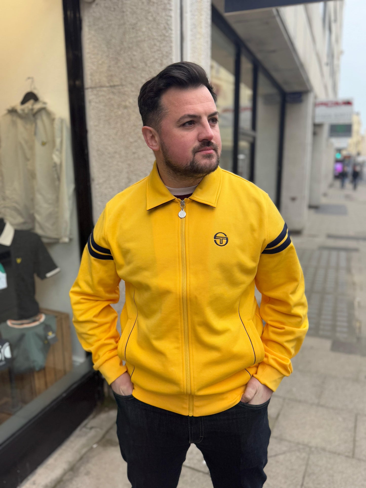 Sergio Tacchini Armando Track Top in Daffodil - RD1 Clothing