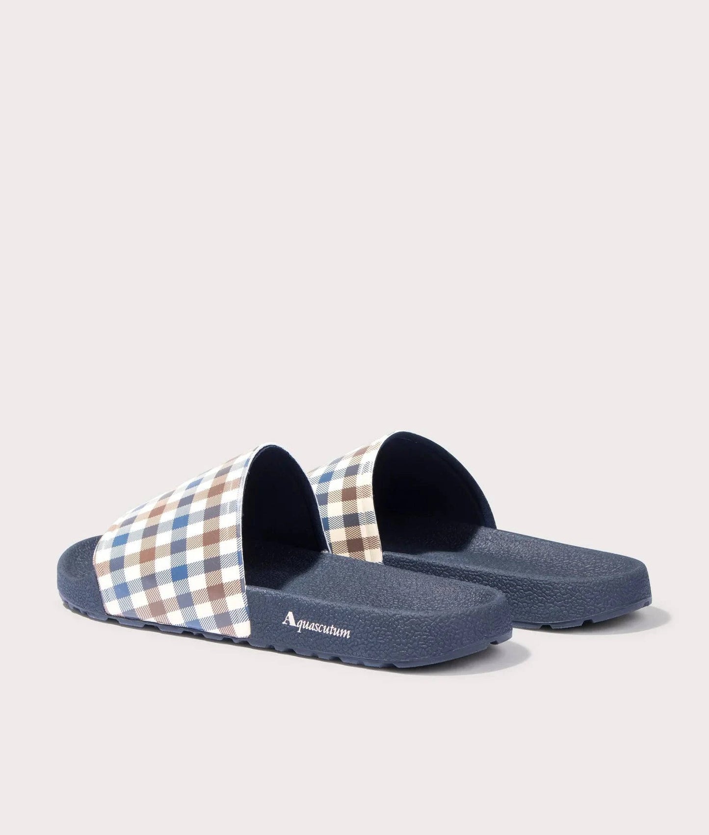 Aquascutum Club Check Sliders - RD1 Clothing