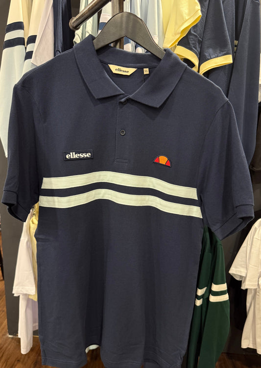 Ellesse Muccia Polo Navy/Light Blue - RD1 Clothing