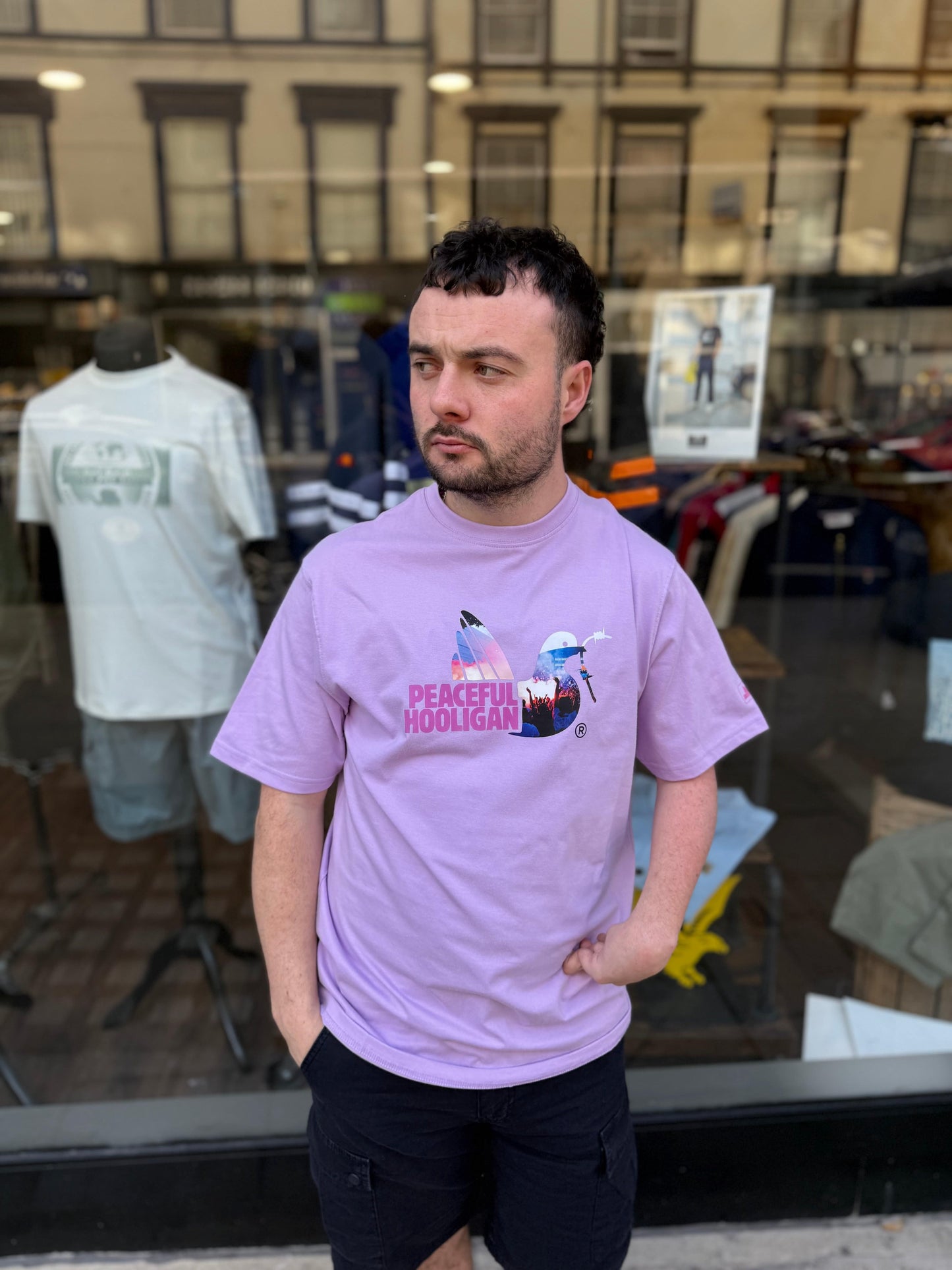 Peaceful Hooligan Flare T-Shirt Lavendula - RD1 Clothing