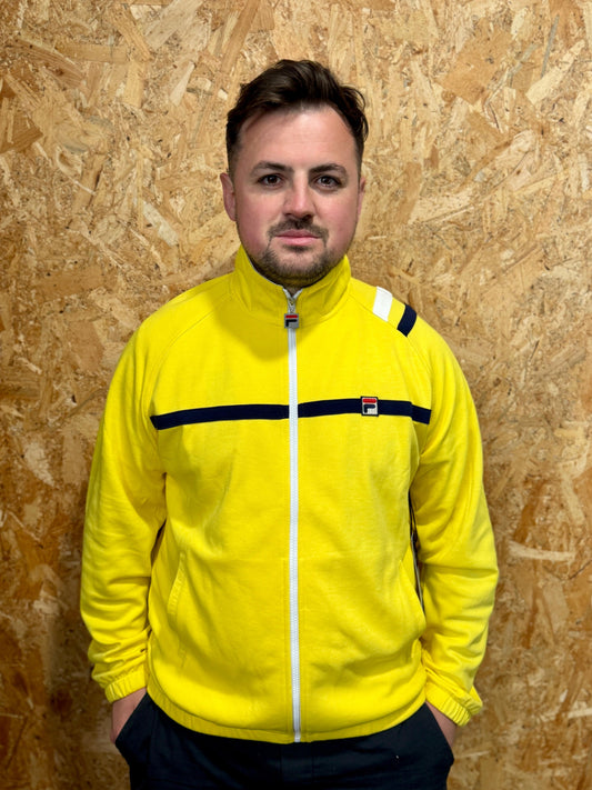 Fila MKII Track Top Buttercup/Black/White - RD1 Clothing