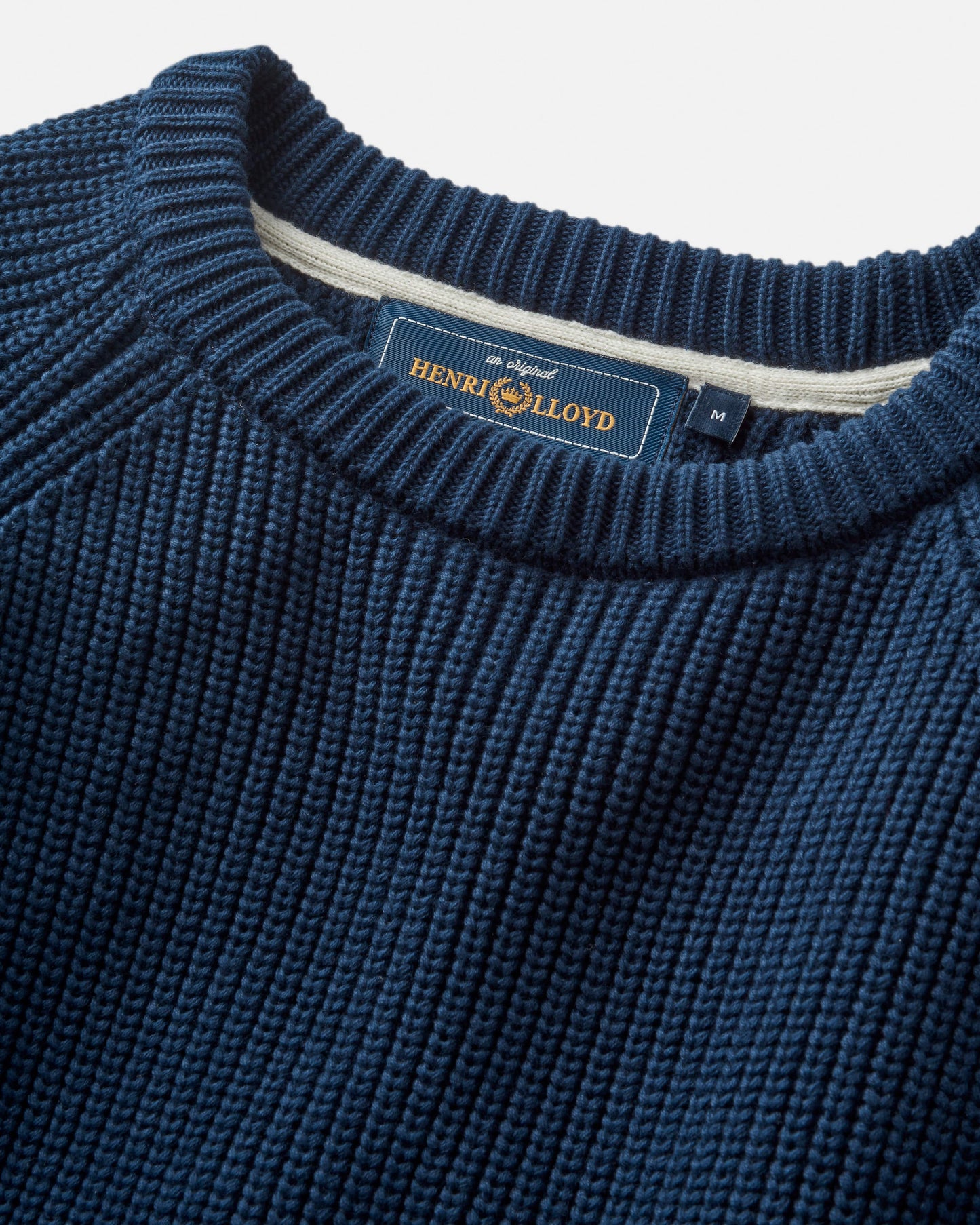 Henri Lloyd Golant Ribbed Crew In Navy Blue - RD1 Clothing
